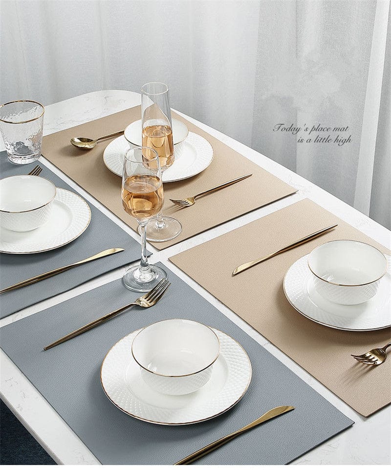 Set De Table Antidérapant Beige Crême