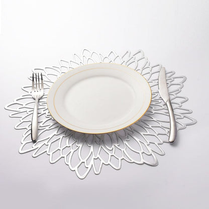 Set De Table Plastique Doré Argent Noel