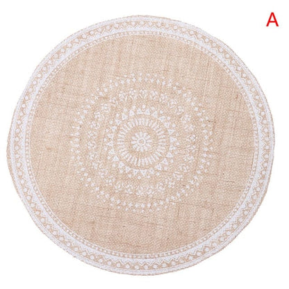 Set De Table Rond Action Jute