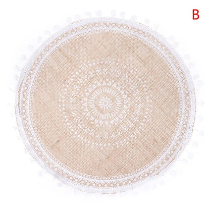 Set De Table Rond Action Jute