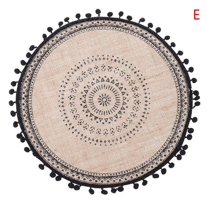 Set De Table Rond Action Jute