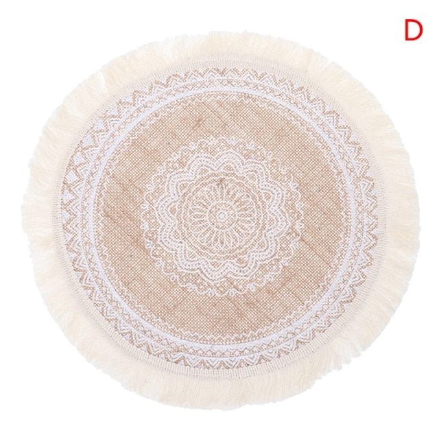 Set De Table Rond Action Jute