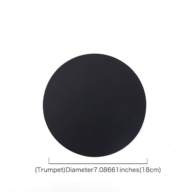 Set De Table Rond Noir