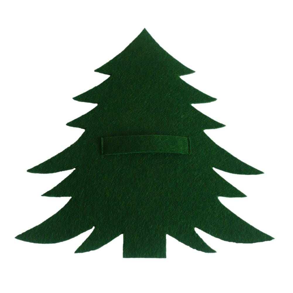 Set De Table Sapin De Noel Vert Pour Couverts De Table