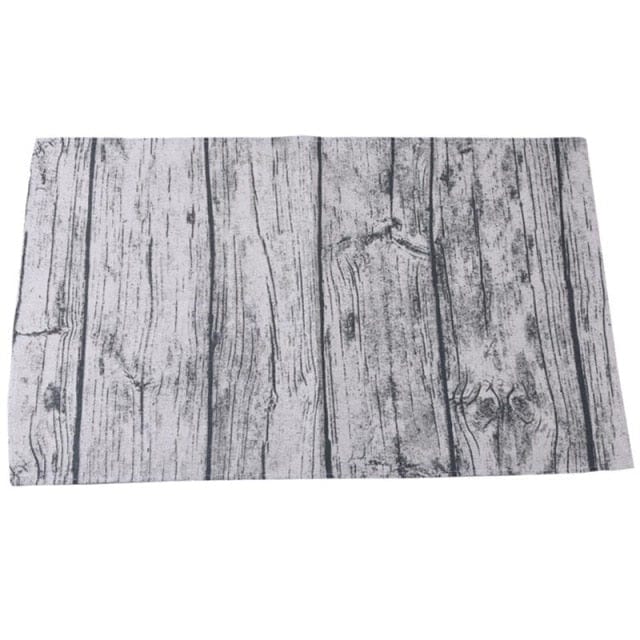 Set De Table Tissu Motif Bois